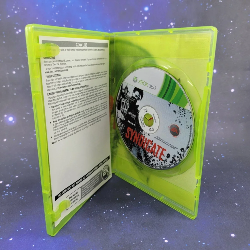 Syndicate Xbox 360 EA Starbreeze Cyberpunk FPS Action Game 1923107